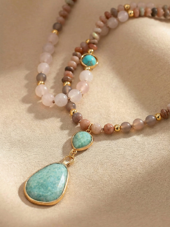 Deep Cleansing Pastel Mala Necklace - Aurielle