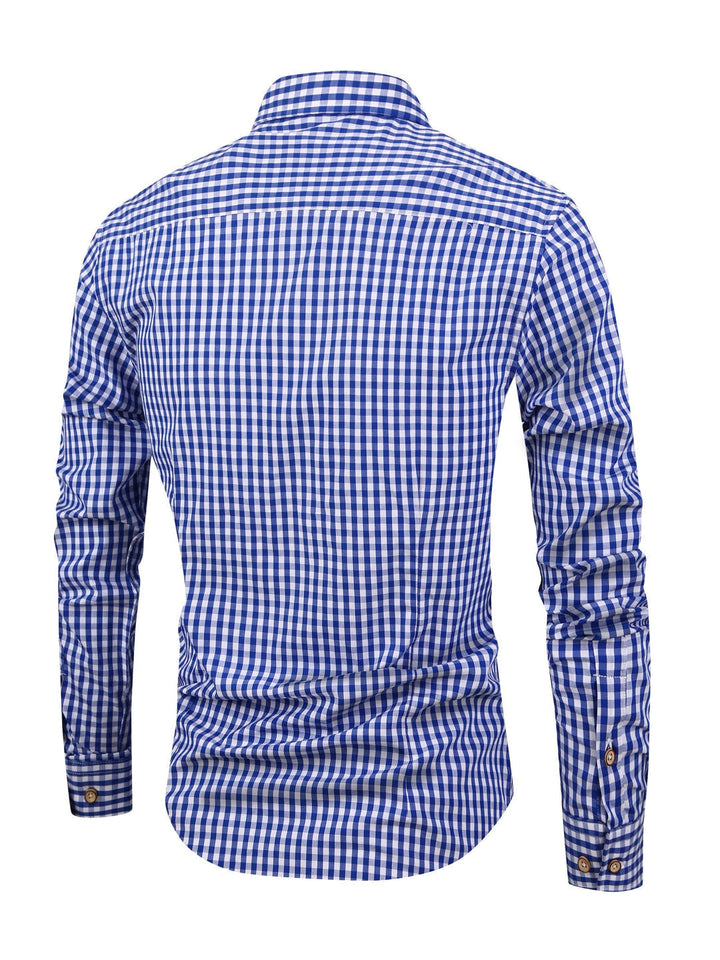 Camisa de hombre a cuadros con ajuste cómodo – Jules