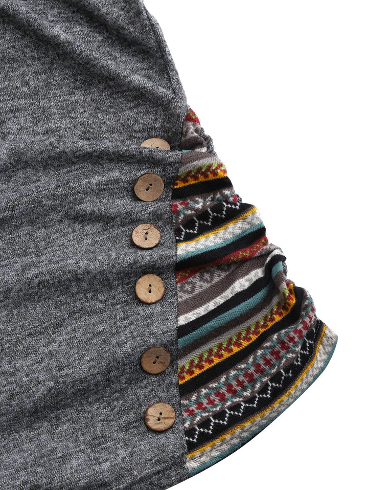 Autumn Women's Hoodie with Tribal Pattern – Tavira