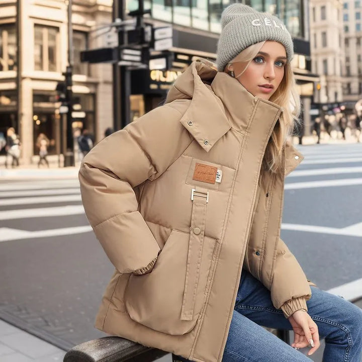 Komfortabler Damen-Wintermantel mit Daunenfüllung – Amelina