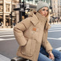 Komfortabler Damen-Wintermantel mit Daunenfüllung – Amelina