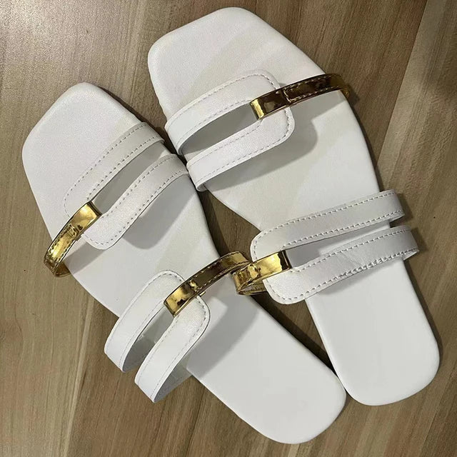 Women's Flat Summer Sandals with Open Toe – Avianne