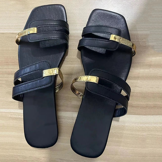 Women's Flat Summer Sandals with Open Toe – Avianne