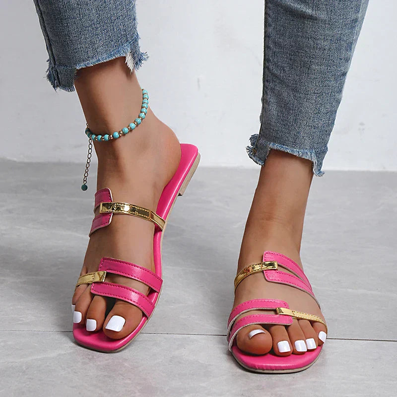 Women's Flat Summer Sandals with Open Toe – Avianne