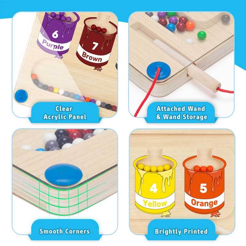 Colorful Magnetic Counting Puzzle – MagniTally