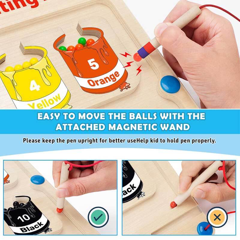 Colorful Magnetic Counting Puzzle – MagniTally