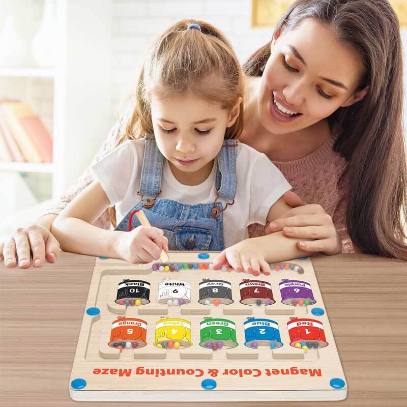 Colorful Magnetic Counting Puzzle – MagniTally