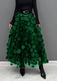 Skirt with Polka Dots and Flowing Cut – Fleur