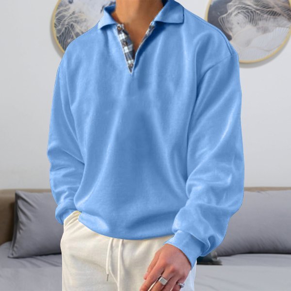 Casual herre polosweater - Oliver