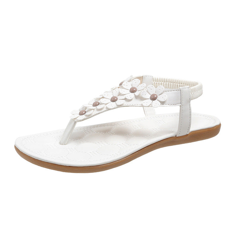 BloomGrace Sandaler | Stilfulde sandaler med blomsterdetalje til damer