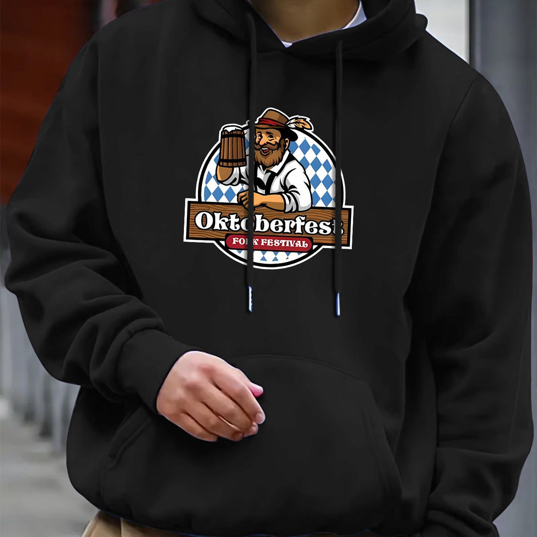Comfortable Men's Hoodie – Thomas Oktoberfest 2025