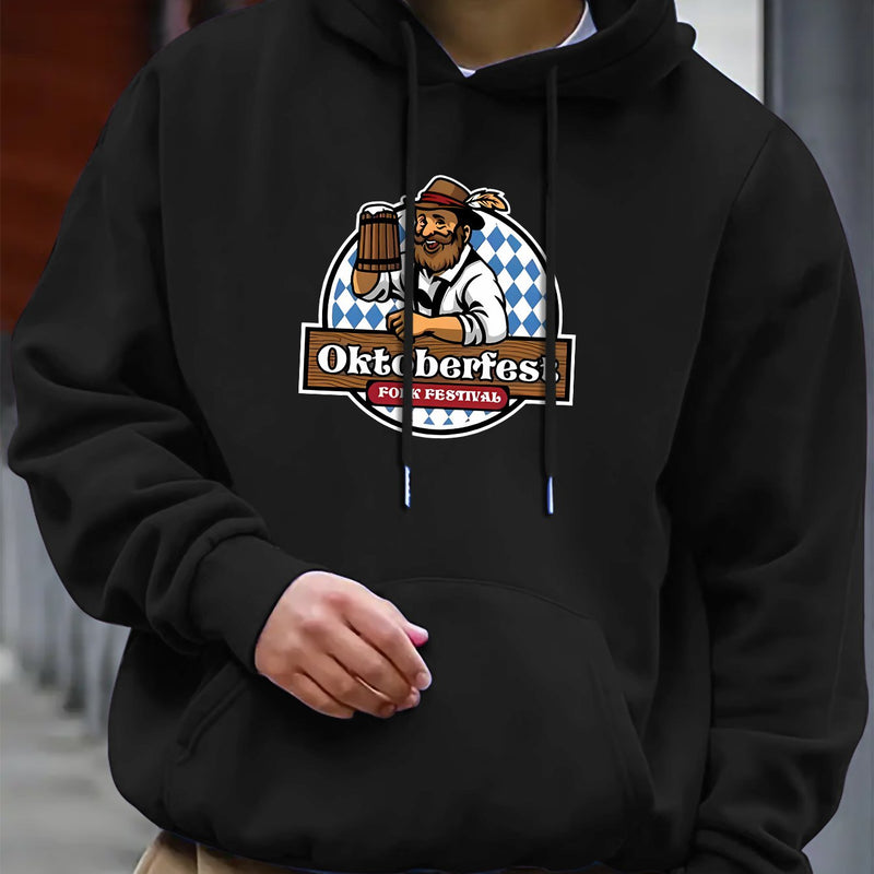Comfortable Men's Hoodie – Thomas Oktoberfest 2025