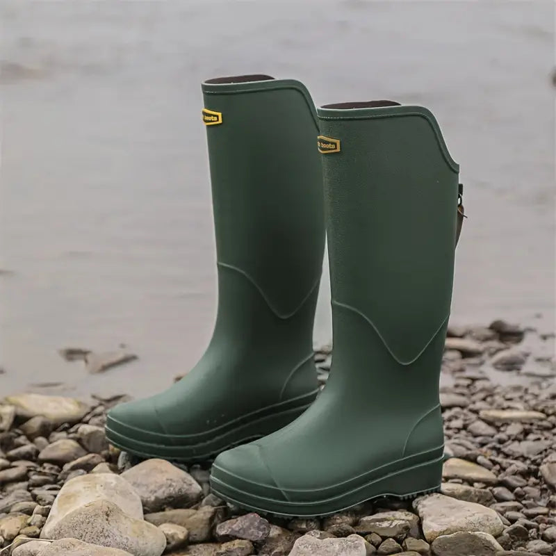 Women's waterproof rain boots made of PVC with non-slip sole – Corina