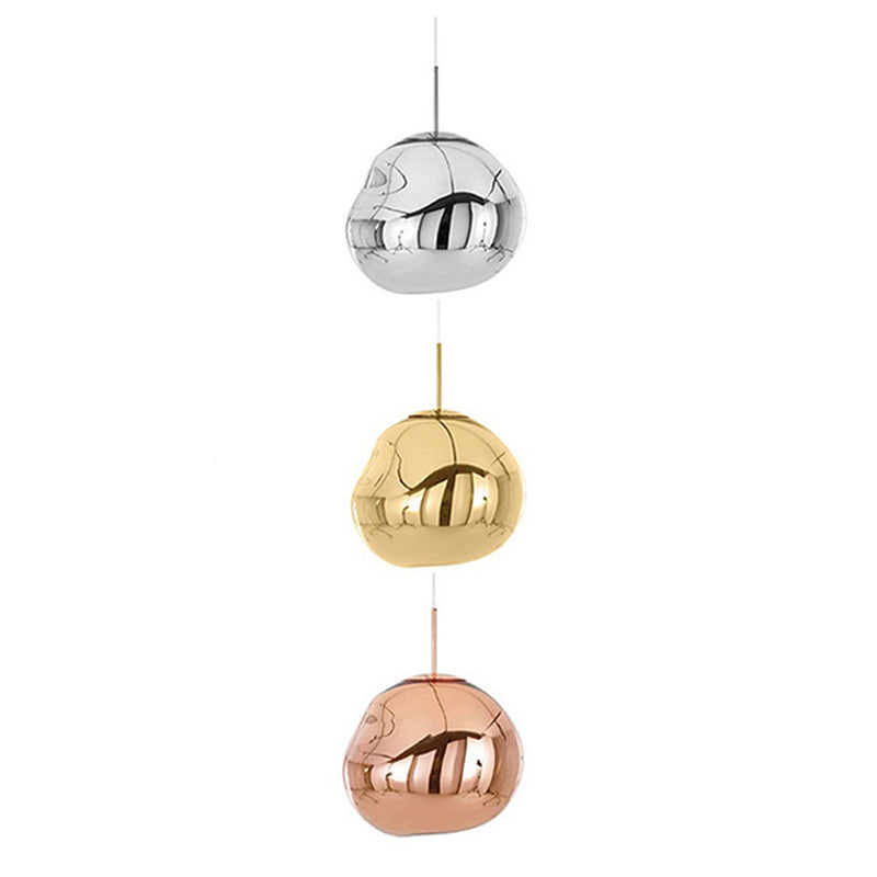Modern glass ceiling light - LunaLux