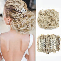 Curly Bun Hair Extension – FluffyFix