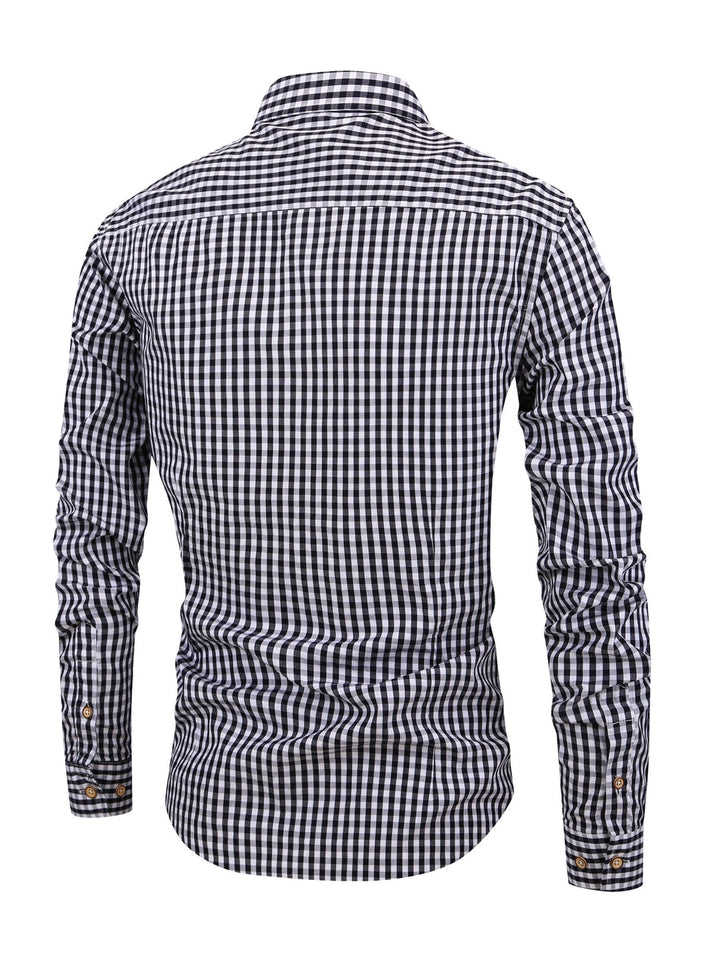 Camisa de hombre a cuadros con ajuste cómodo – Jules