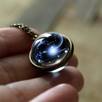 Colgante protector de vidrio con 12 signos del zodiaco – Sofía