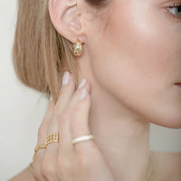 Classic Golden Drop Earrings – Aveline