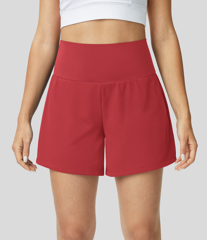 Breathable & Quick-Drying High-Waist Fitness Shorts for Women – Mirabella