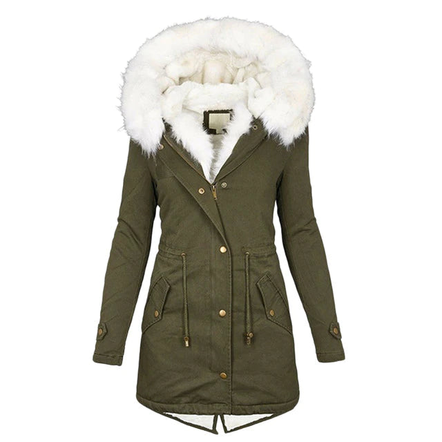 Luxe Padded Women's Winter Jacket - Elena
