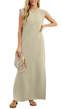 Vestido maxi aireado con bolsillos para mujer – Romy