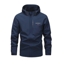 Chaqueta de exterior para hombre ligera y transpirable con capucha desmontable – Elian