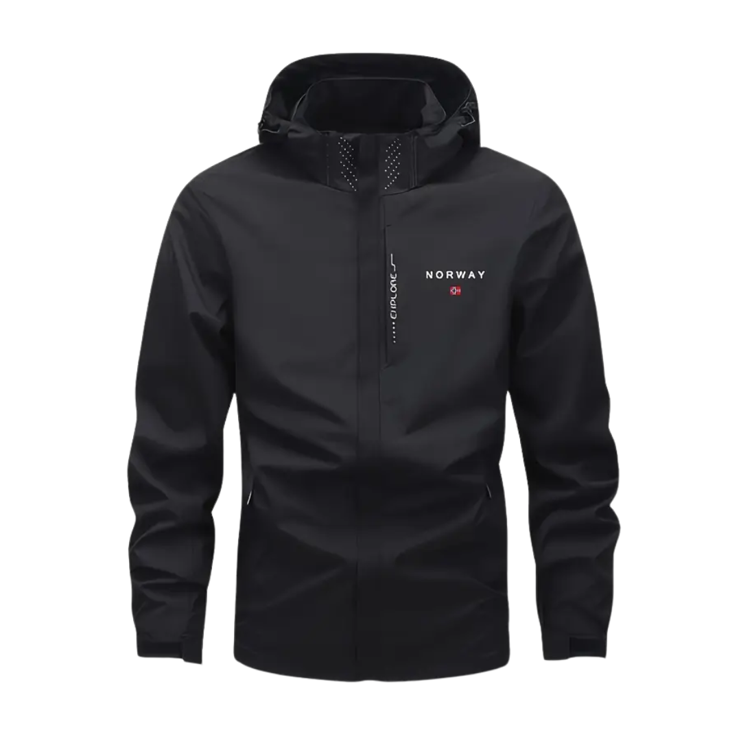 Chaqueta de exterior para hombre ligera y transpirable con capucha desmontable – Elian