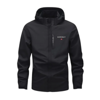 Chaqueta de exterior para hombre ligera y transpirable con capucha desmontable – Elian
