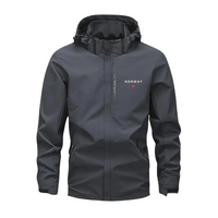 Chaqueta de exterior para hombre ligera y transpirable con capucha desmontable – Elian