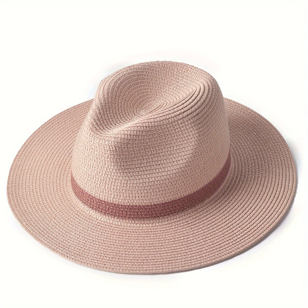 Trendy solhatt med bred brem for damer og herrer – SunShield Panama