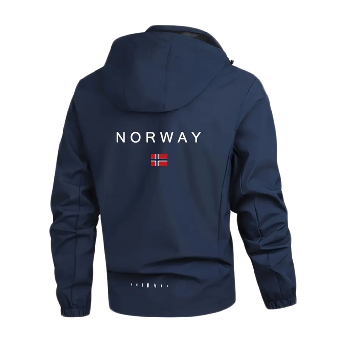 Chaqueta de exterior para hombre ligera y transpirable con capucha desmontable – Elian