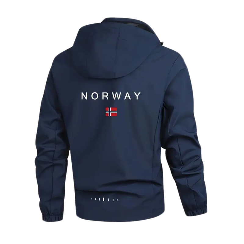 Chaqueta de exterior para hombre ligera y transpirable con capucha desmontable – Elian
