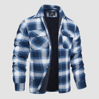 Men's plaid lumberjack jacket with warm lining – Magnus