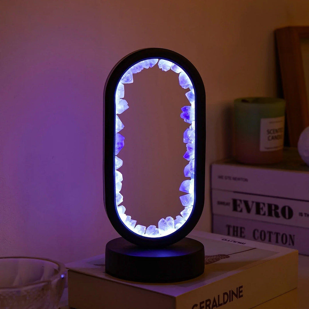 Håndlavet ametystlampe - Serenith