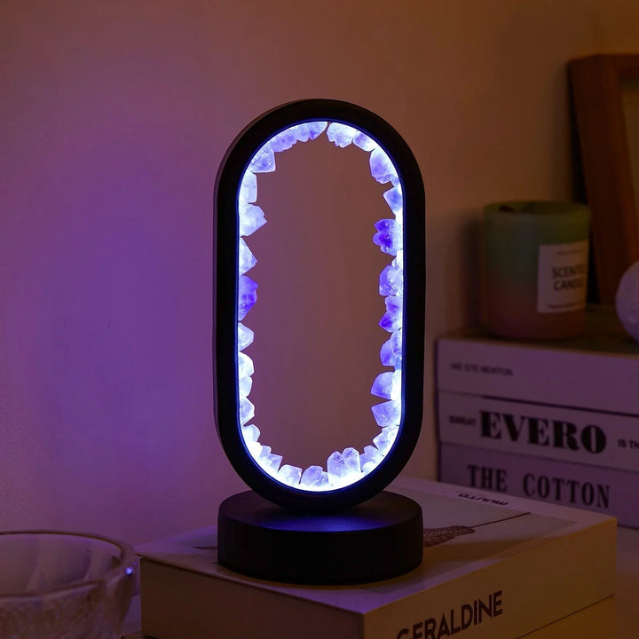 Håndlavet ametystlampe - Serenith