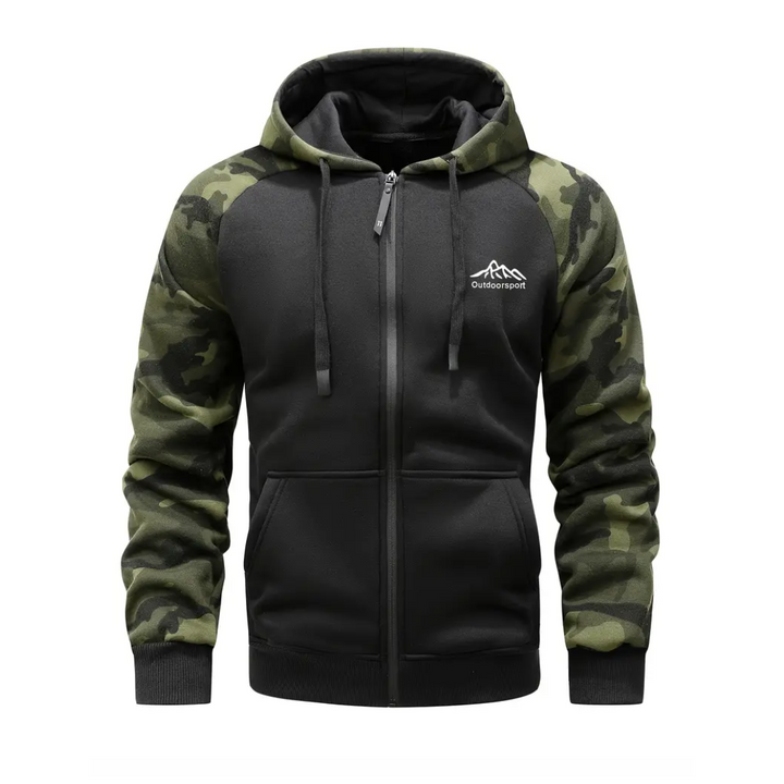 Warm and Comfortable Men's Camo Fleece Jacket – Ethan