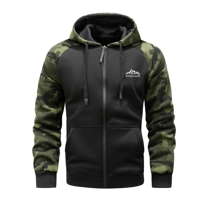 Warm and Comfortable Men's Camo Fleece Jacket – Ethan