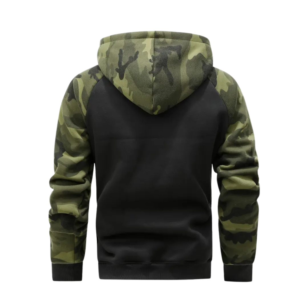 Warm and Comfortable Men's Camo Fleece Jacket – Ethan