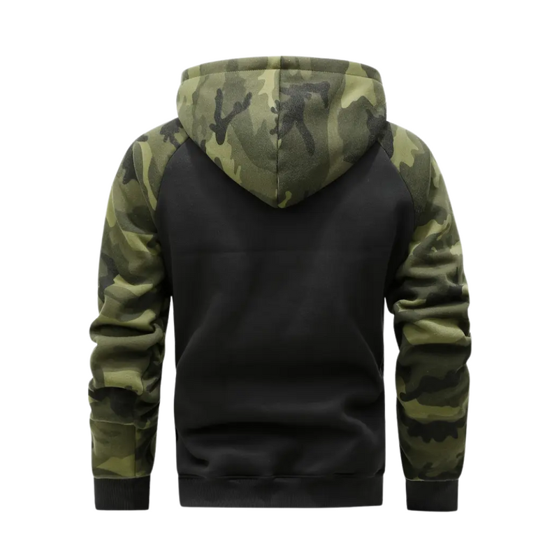 Warm and Comfortable Men's Camo Fleece Jacket – Ethan