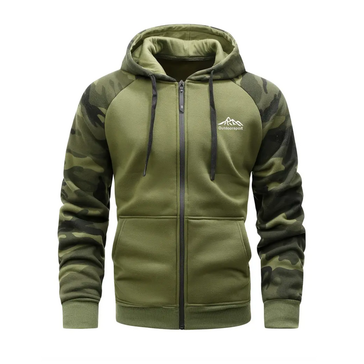 Warm and Comfortable Men's Camo Fleece Jacket – Ethan