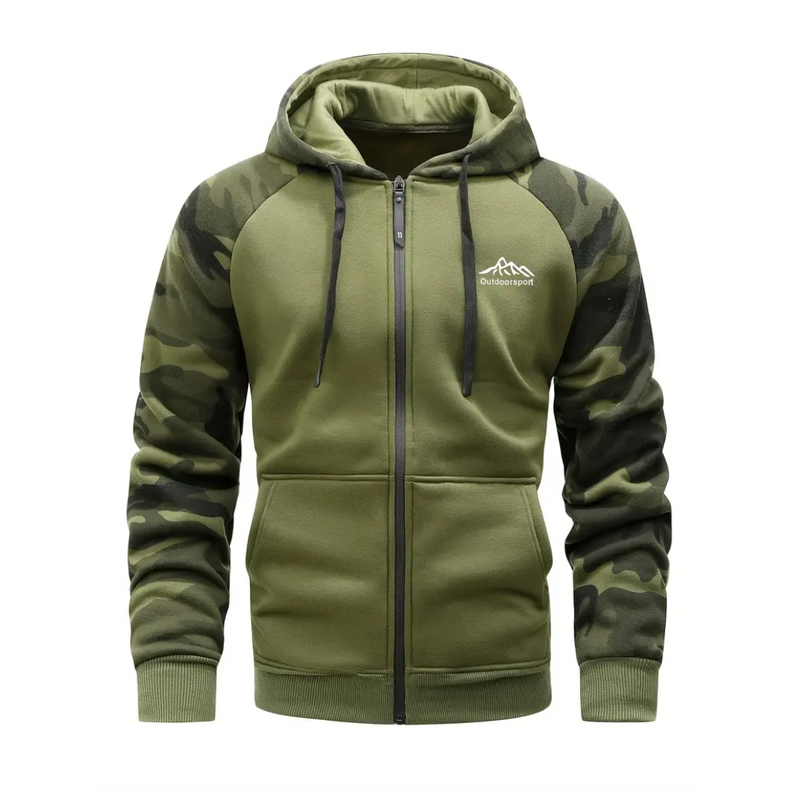 Warm and Comfortable Men's Camo Fleece Jacket – Ethan