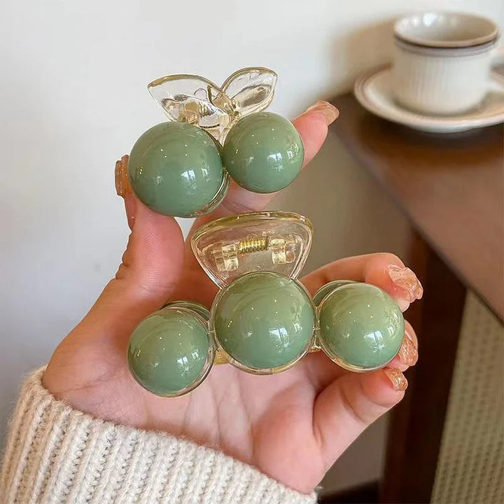 Green Pearl Hair Clip – Liana
