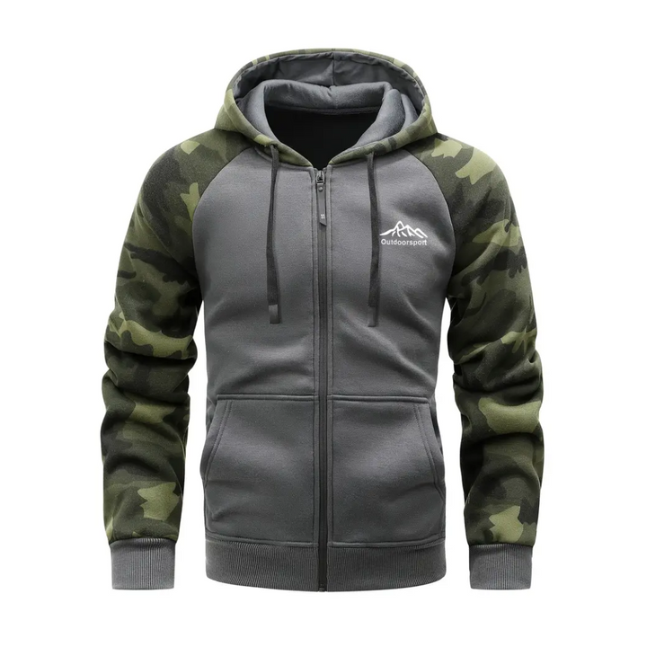 Warm and Comfortable Men's Camo Fleece Jacket – Ethan