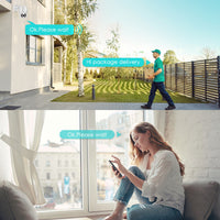 Trådløst utendørs overvåkningskamera med WiFi – SecureView 360