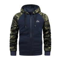 Warm and Comfortable Men's Camo Fleece Jacket – Ethan