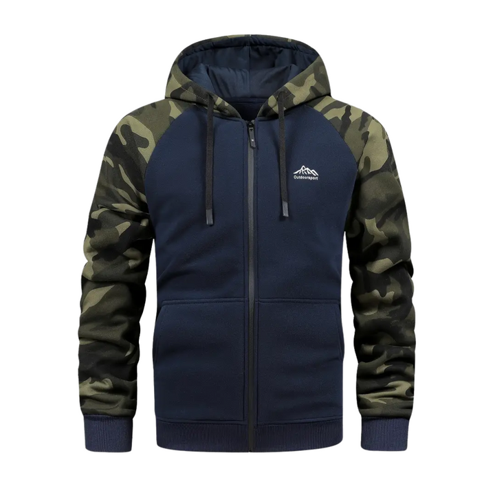 Warm and Comfortable Men's Camo Fleece Jacket – Ethan
