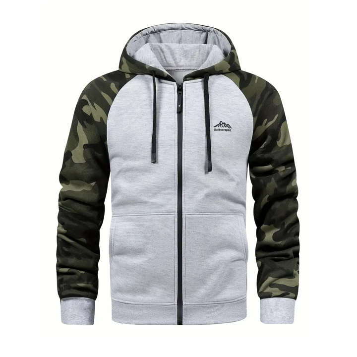 Warm and Comfortable Men's Camo Fleece Jacket – Ethan