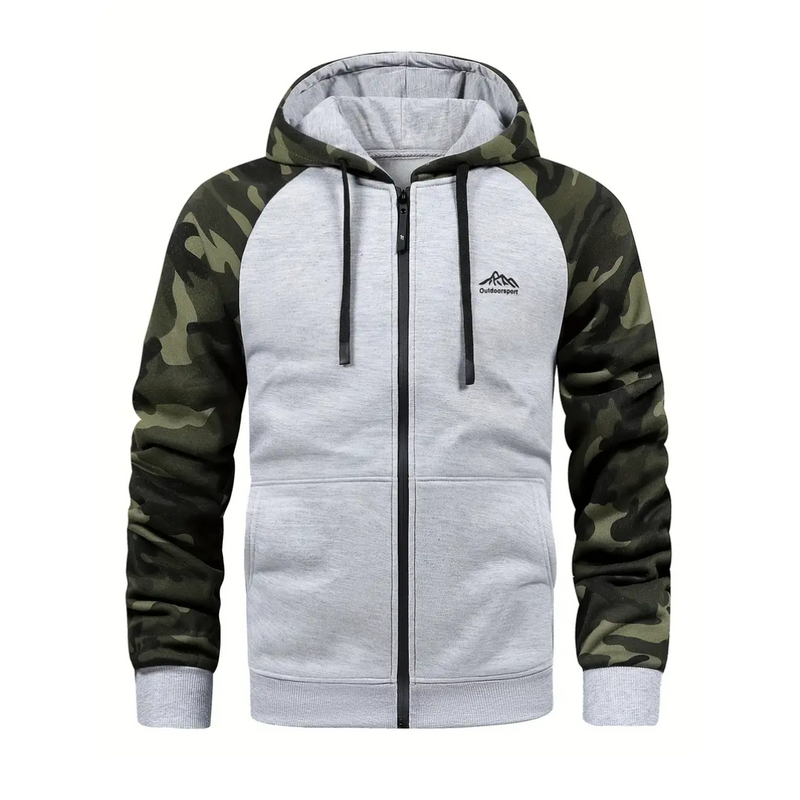 Warm and Comfortable Men's Camo Fleece Jacket – Ethan