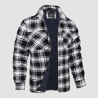 Men's plaid lumberjack jacket with warm lining – Magnus