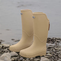 Women's waterproof rain boots made of PVC with non-slip sole – Corina